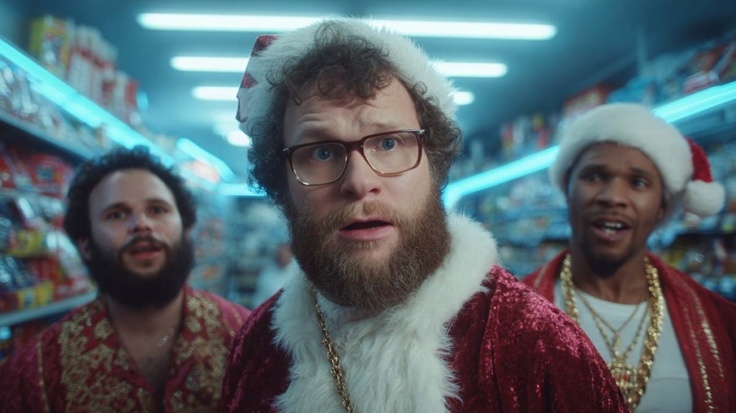 the-night-before-supermarkt-weihnachtsmanner-kiffer-kiffen-film-lustig-witzig-tipp-stream-apple-netflix-kinofilm-verkleidung